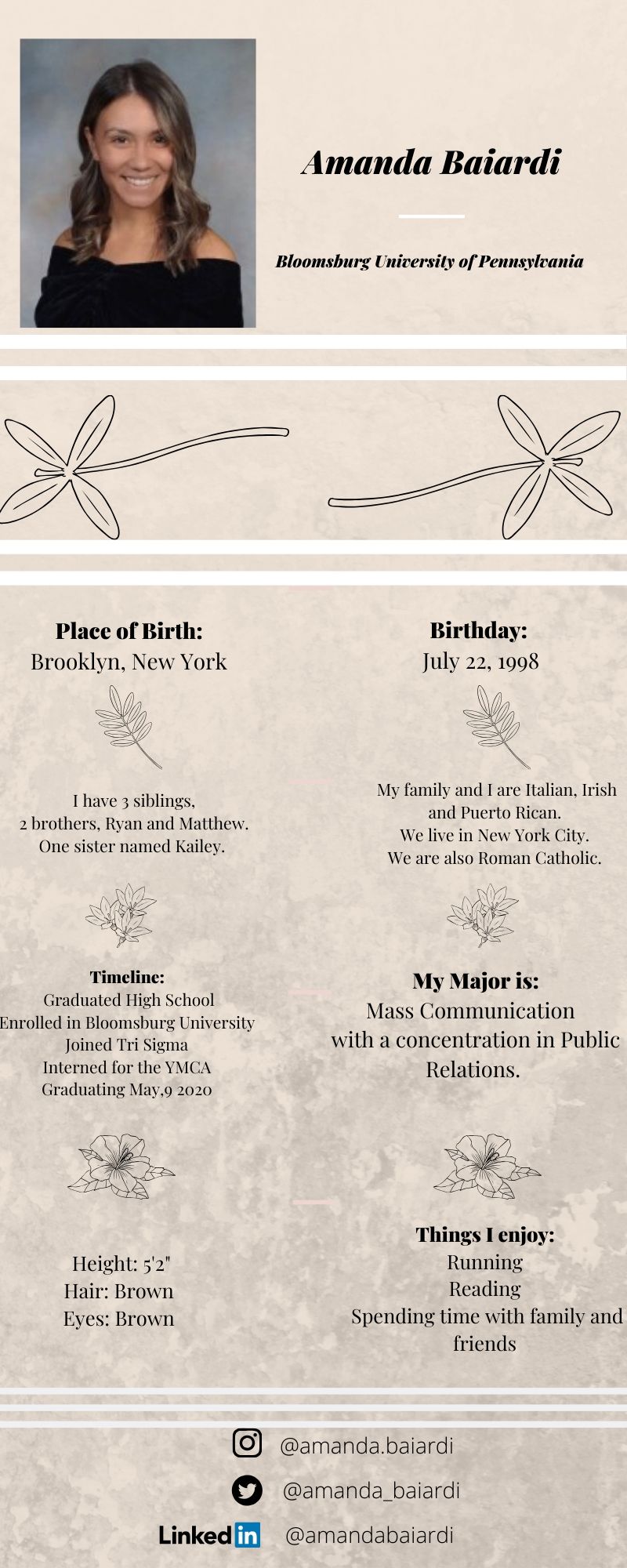 Pink and Brown Modern Beauty Skincare Infographic